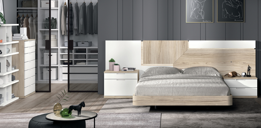 Si buscas un dormitorio de matrimonio moderno y elegante, te enamorarás del  modelo Icon Cosmo by EOS 